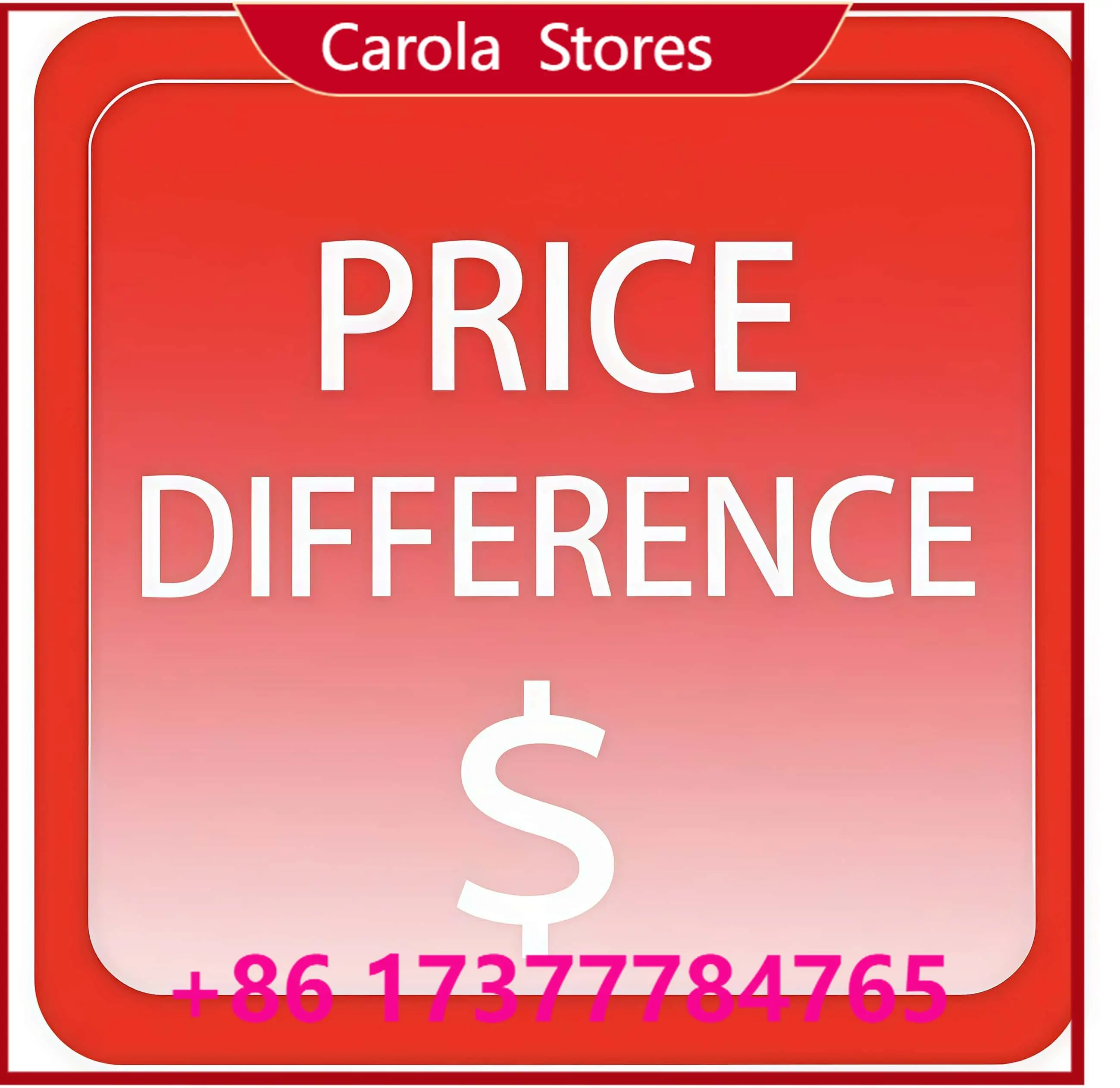 Extra Cost - Shipping Cost / Spare Parts / Insurance / Other Price Difference