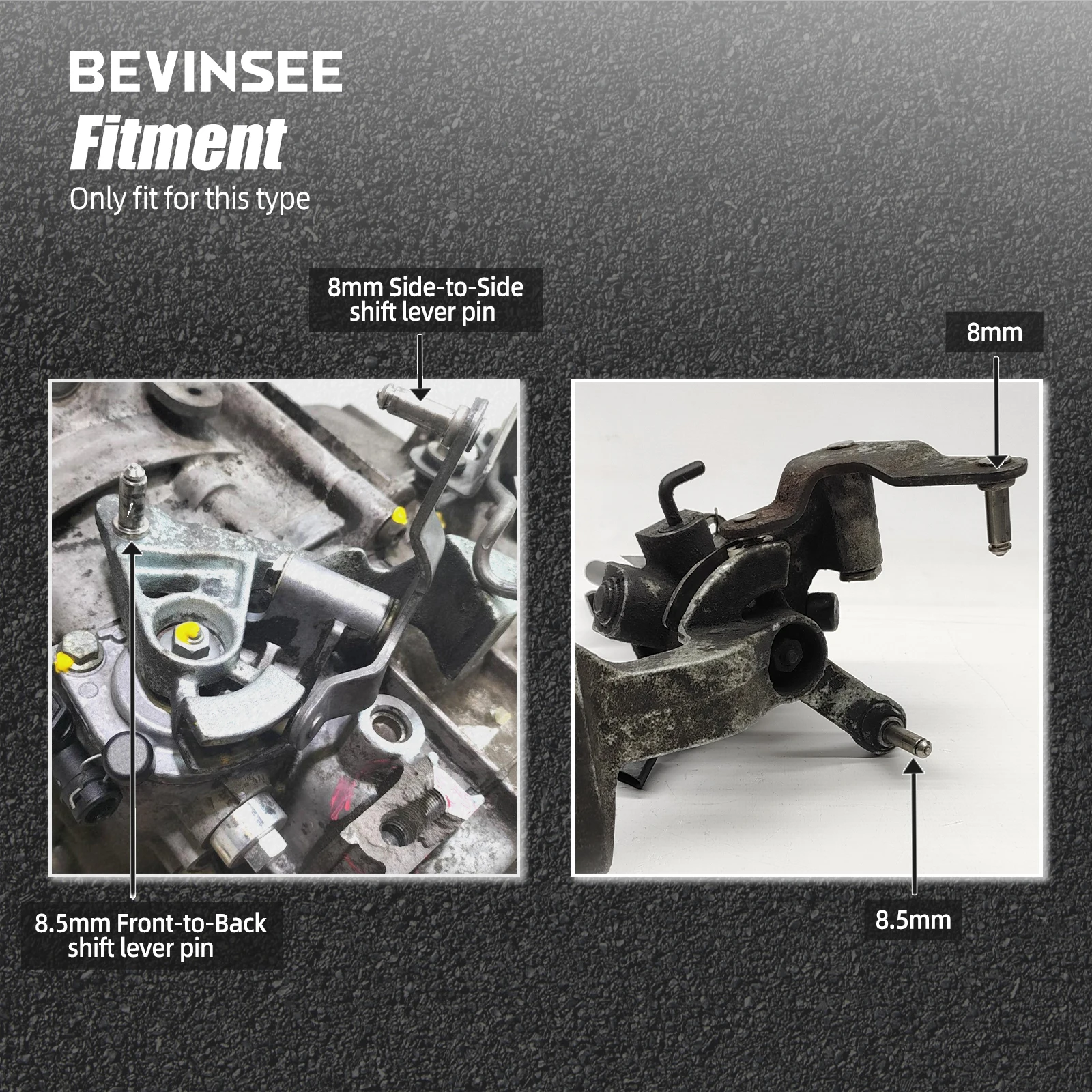 Kit de bucha de câmbio BEVINSEE para caixa de câmbio manual de 6 velocidades MQ350, para Audi A3 8P/8P1, para VW para Golf 5 para Passat B6 para Jetta MK5