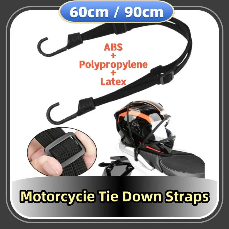 Motorcycles Lashing Strap Elastic Luggage Strap Tension Ropes With Hooks 60-170cm Adjustable Luggage Rope For Drop Shipping