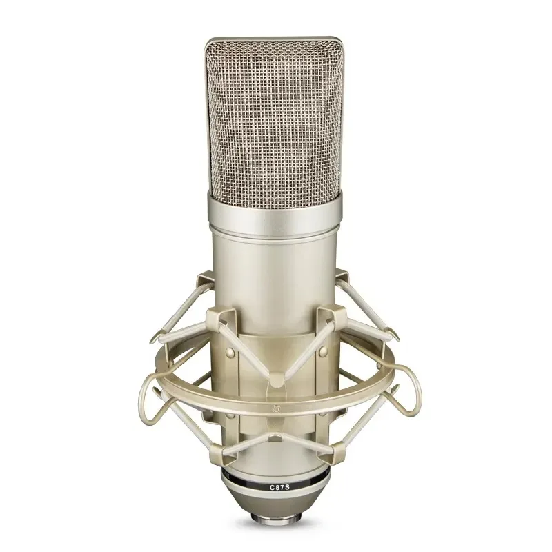Hot Sale Hot Sale Professional 3.5mm Microphone Studio Recording with Desktop Stand Condenser Microphone for Live Broadcast