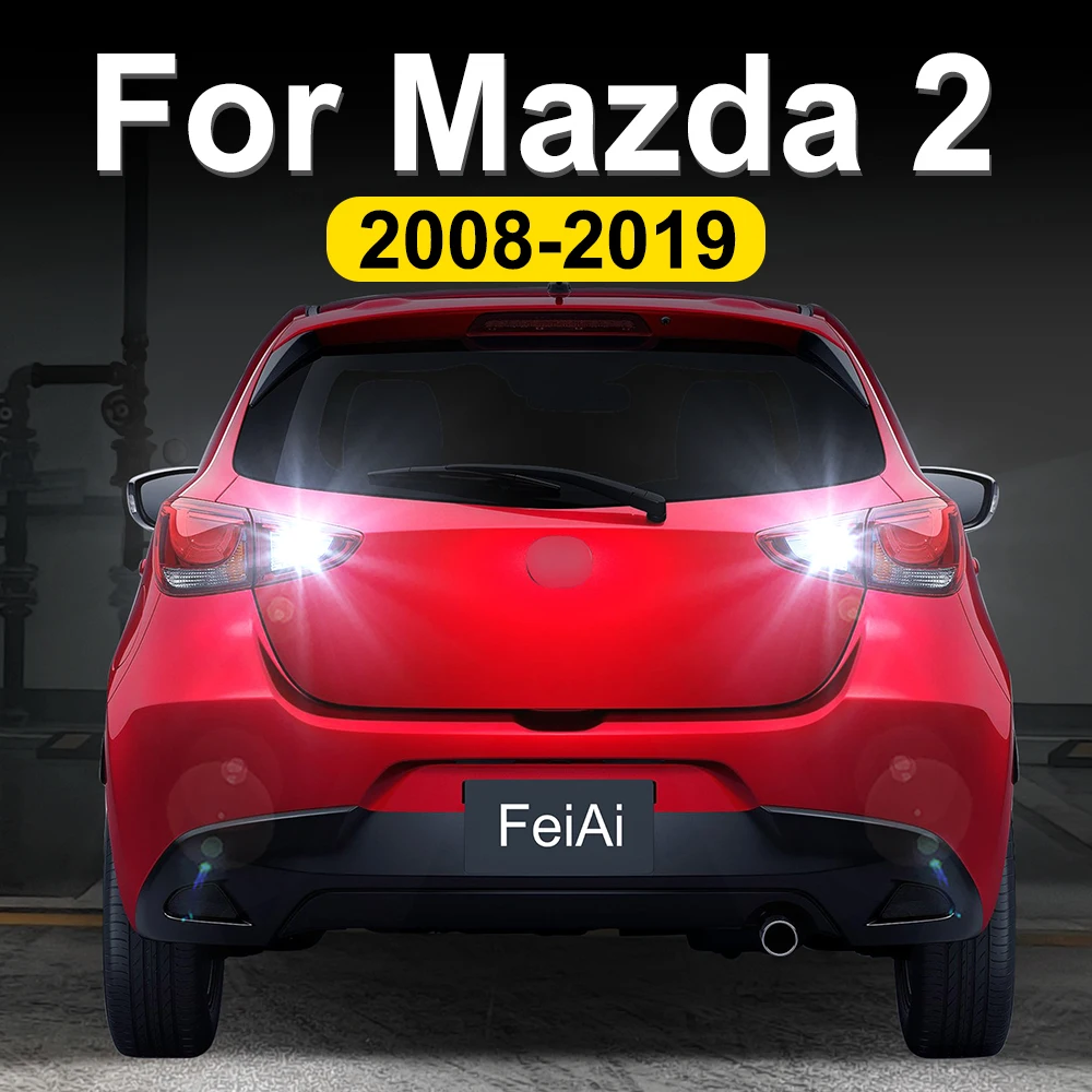 For Mazda 2 Demio LED Reverse Lights 2008 2009 2010 2011 2012 2013 2014 2015 2016 2017 2018 2019 Accessories Reversing Lamp Bulb