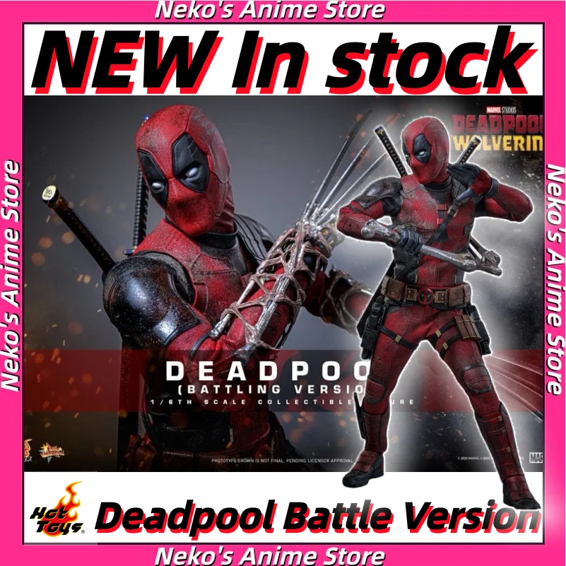 

【В наличии】Hot Toys 1/6 MMS782 Дэдпул и Вулверин, версия «Битва Дэдпула», поврежденная версия. Коллекционные фигурки для рабочего стола