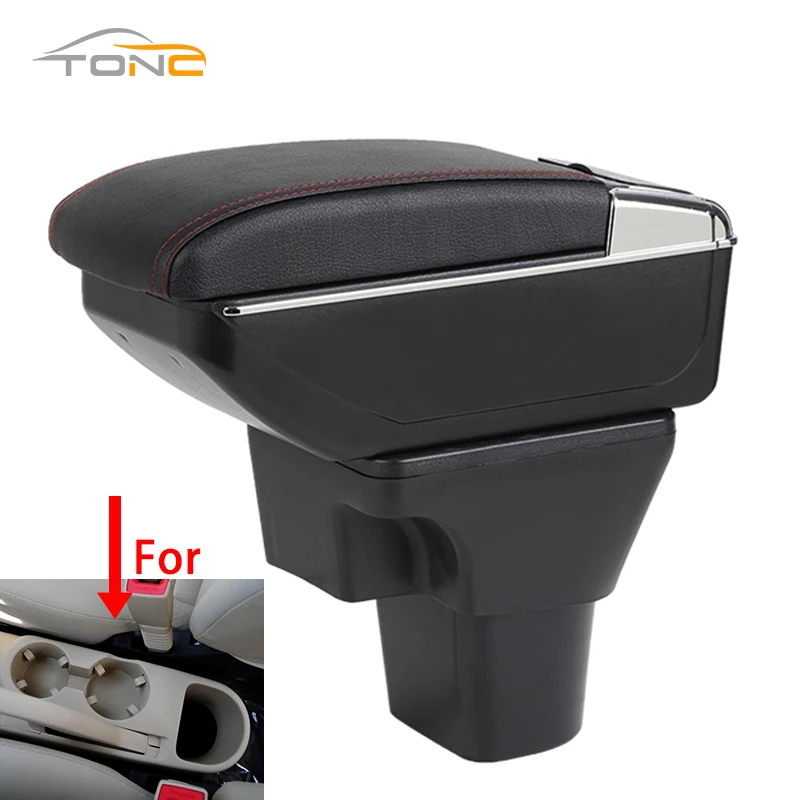 

For Hyundai Accent Armrest Box For Hyundai Accent Verna Car Armrest Storage box Interior parts detail Simple installation