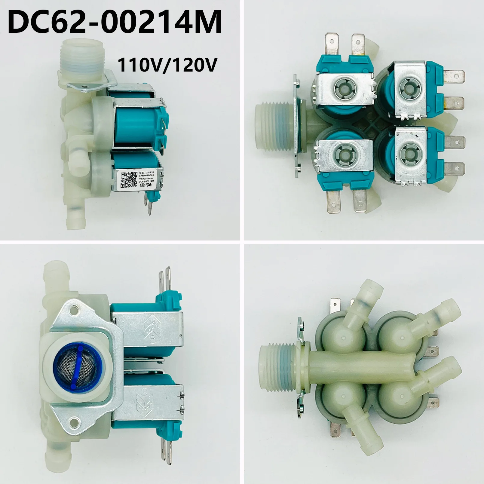 For DC62-30314K+DC62-00214M Kit Water Inlet Valve 110/120V