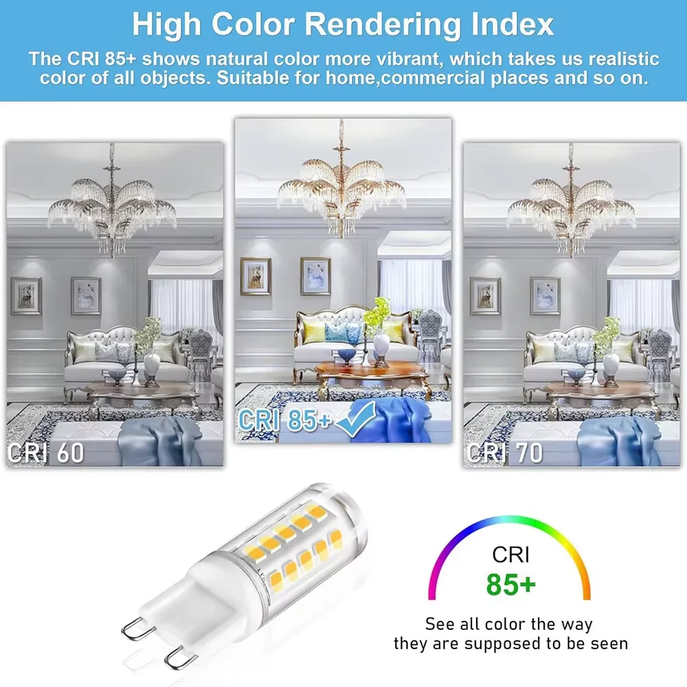 10X G9 Lâmpada LED 3W 5W 7W 9W 20W AC 220V Lâmpadas LED SMD 2835 LED G9 Luz Substituir 30/150W Lâmpada de halogéneo Para Casa Útil Entrega rápida 4-6 dias Arrive Free Shipping