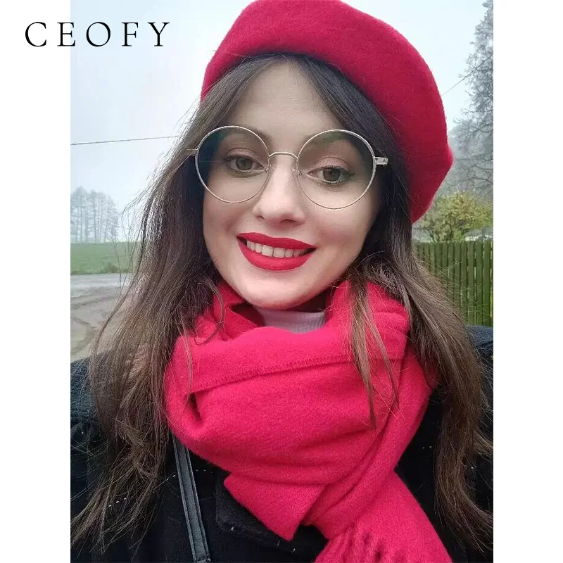 Ceofy Round Stylish Clip on Polarized Sunglasses Women Men Retro Brand Designer Glasses Frame Magnetic Multifunction CD6816