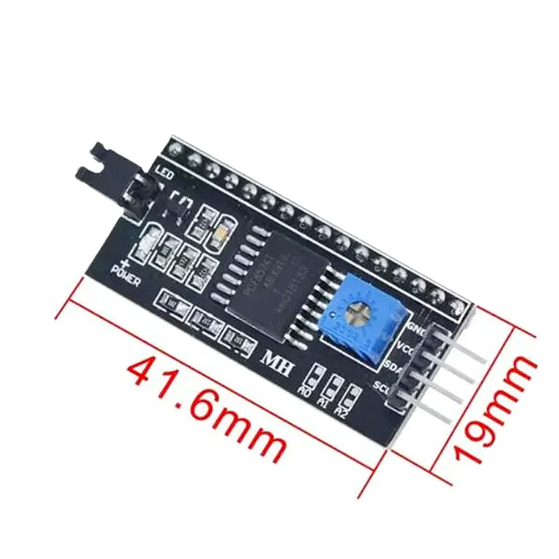 PCF8574 IIC I2C TWI SPI Serial Interface Board Port 1602 2004 LCD LCD1602 Adapter Plate LCD Adapter Converter Module