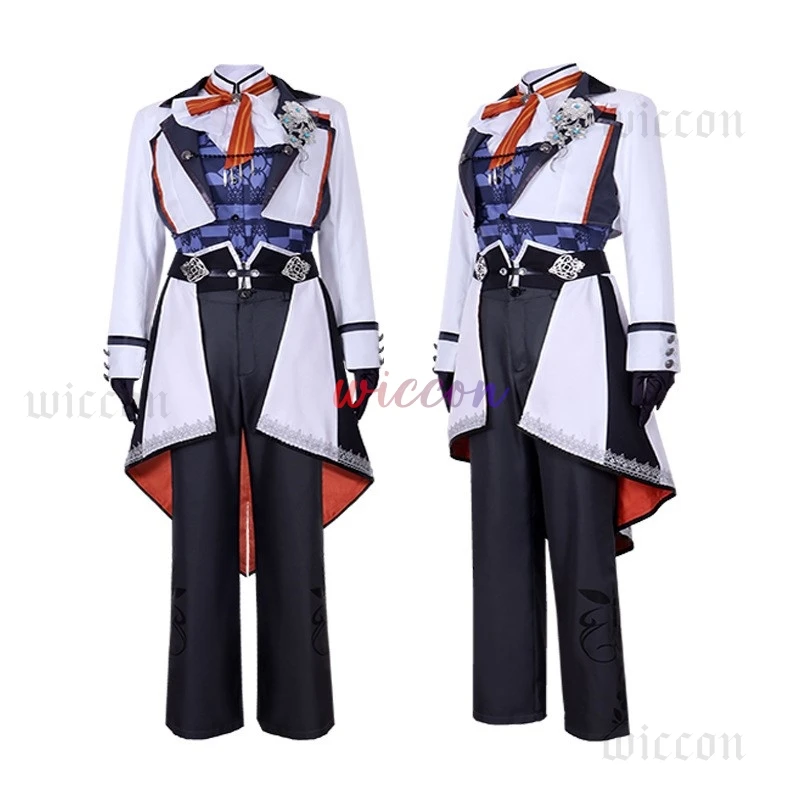 Game PJSK Ending Tenma Tsukasa Cosplay Costume Outfits Women Men New Suit Uniform Halloween Uniforms Party Suit Coat Shirt Pants