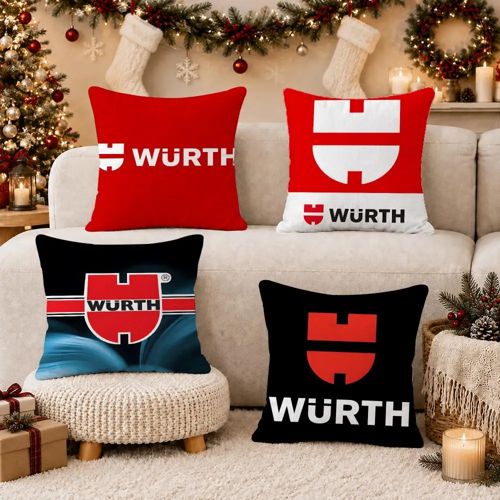 Fashion Ger W-Wurths Group Tools Cushion Cover Plush Decorative Pillow Case With Hidden Zipper Cutecore Room Decor For Home