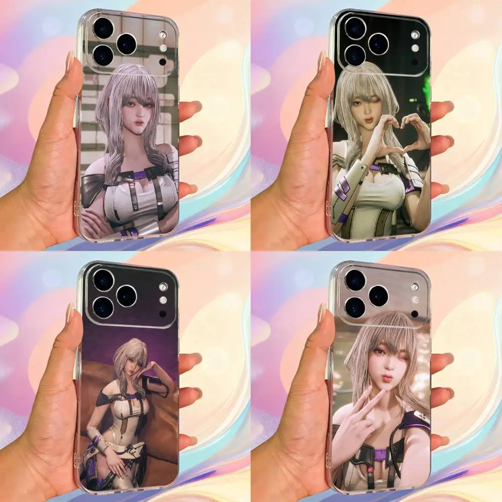 

Cute Art S-Stellar B-Blades Phone Case For iPhone 14,13,12,11,17,16,15,Pro,Max,Plus,X,XS,XR,SE,Mini Transparent Soft Cover