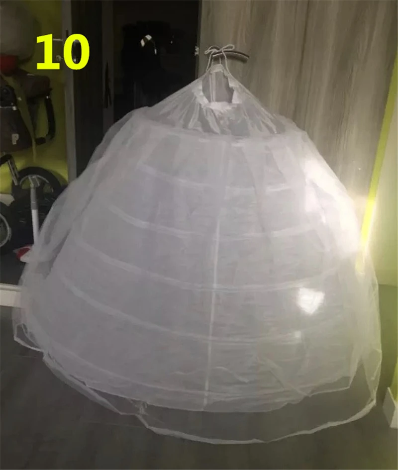 Cô Dâu Petticoat Crinoline Tây Nam Không Promise Vòng Lolita Voan Petticoat Dài Phiếu Trắng Petticoat Rockabilly Phồng Váy