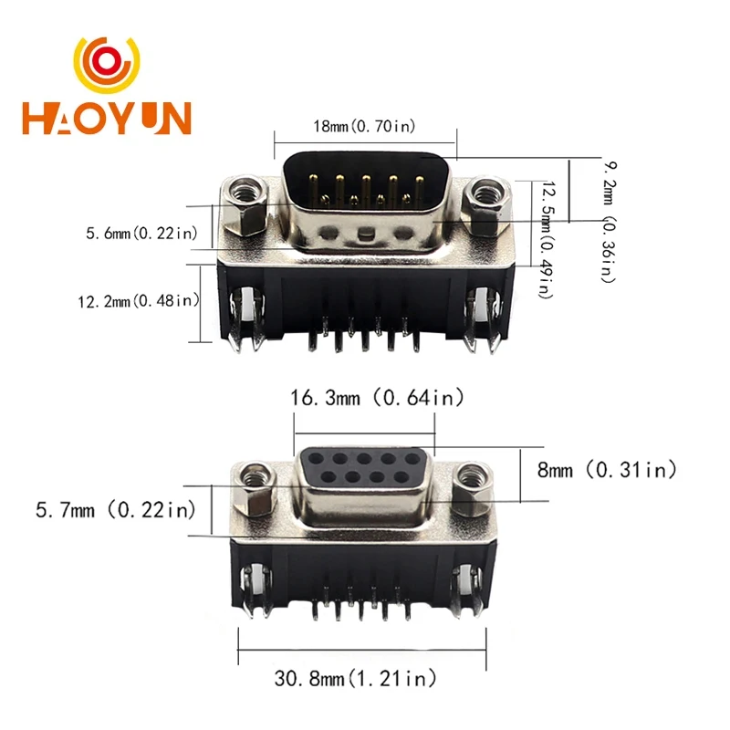 【5-2PCS】DB9 Female … - image