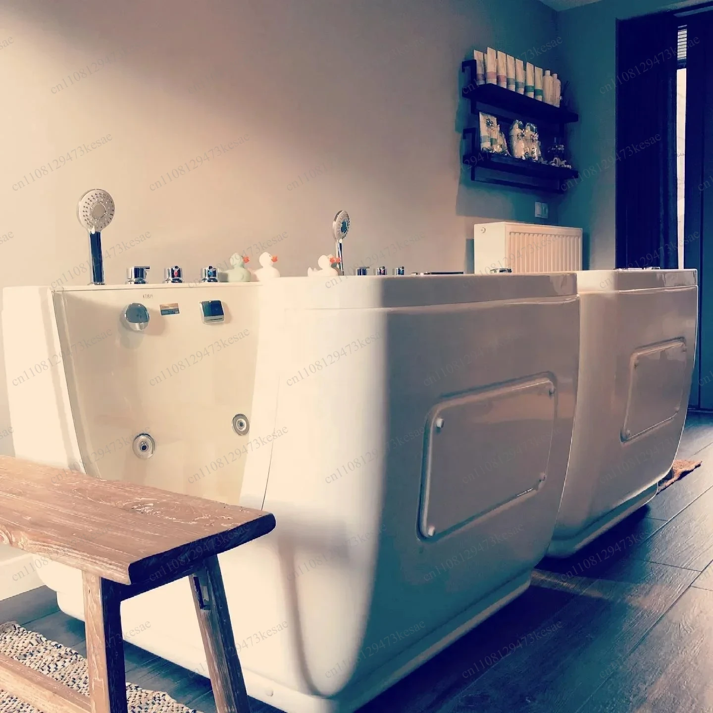 Freestanding Baby Spa Bathtub | Smart Constant Temperature Heating | Bubble Massage Baby & Toddler Bath Center