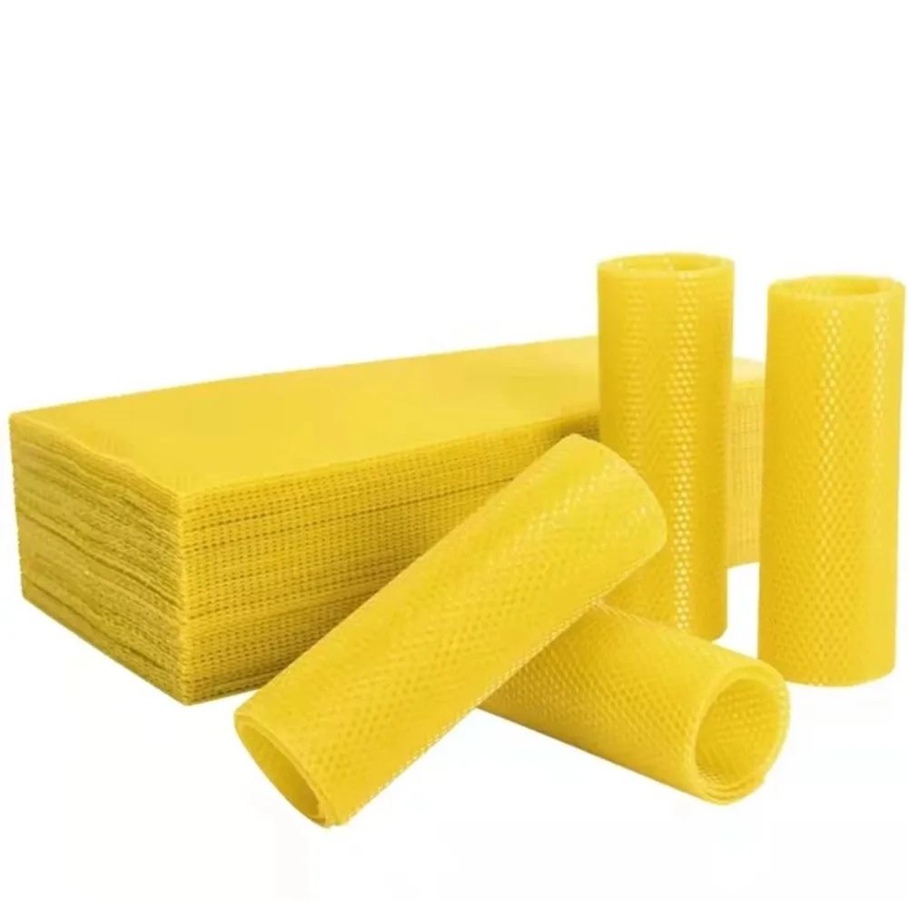 30pcs Honeycomb Wax Frames Beehive Base Sheets Beekeeping Foundation Honey Hive Equipment Bee Supplies