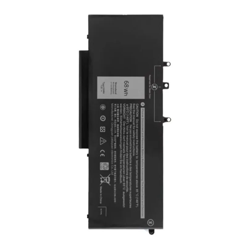Gjknx for dell latitude 5480 5580 5280 5590 5490 e5480 e5580 laptop battery 8000mah