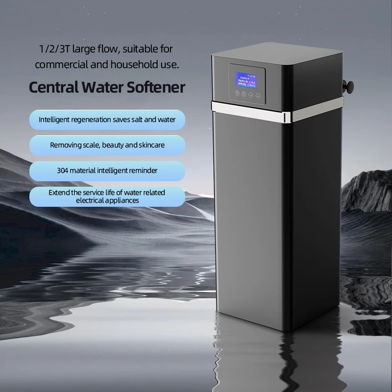 

2T High Flow Rate 304 Material Softener Electric Intelligent Regeneration Salt Household Central Water Well Hotels Outdoor
