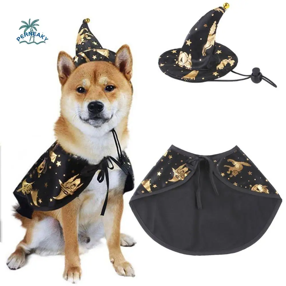 

Halloween Cosplay Funny Cloak Pet Accessories Pet Halloween Costume Halloween Apparels Dog Halloween Set Puppy Collar