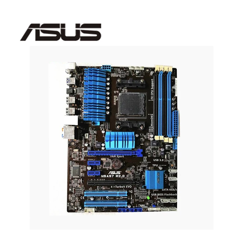 

For ASUS M5A97 R2.0 Motherboard Socket AM3+ DDR3 32GB For AMD 970 FX Original Desktop Mainboard M5A97 SATA III Used Mainboard