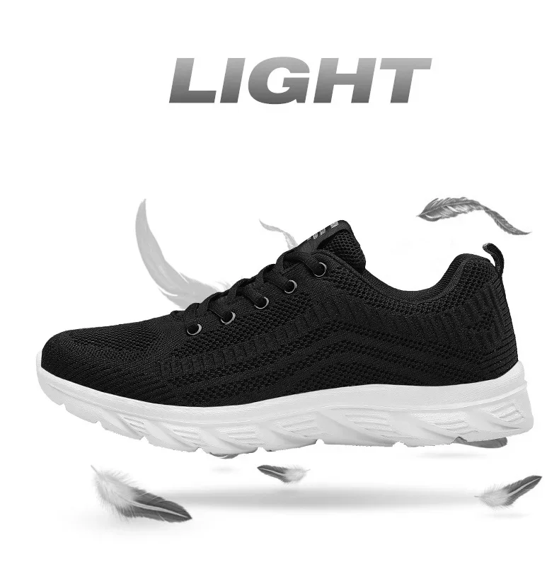 Men Fashion Sports Running Jogging Shoes Casual Sneakers Lace Up Breathable Mesh Light Tennis Outdoor Walking_vogvips.com