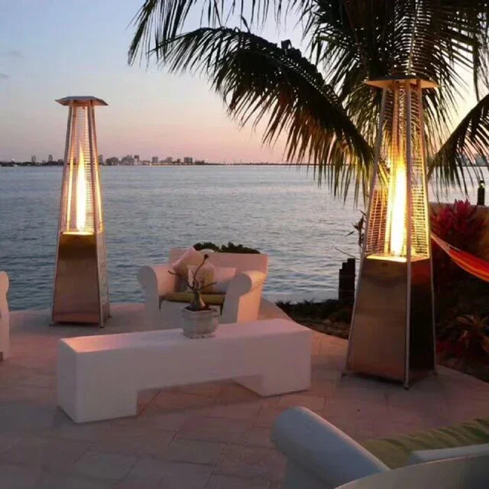 Garden Outdoor Winter Patio Heater Floor Standing Heater Gas Patio Heaters with Wheels