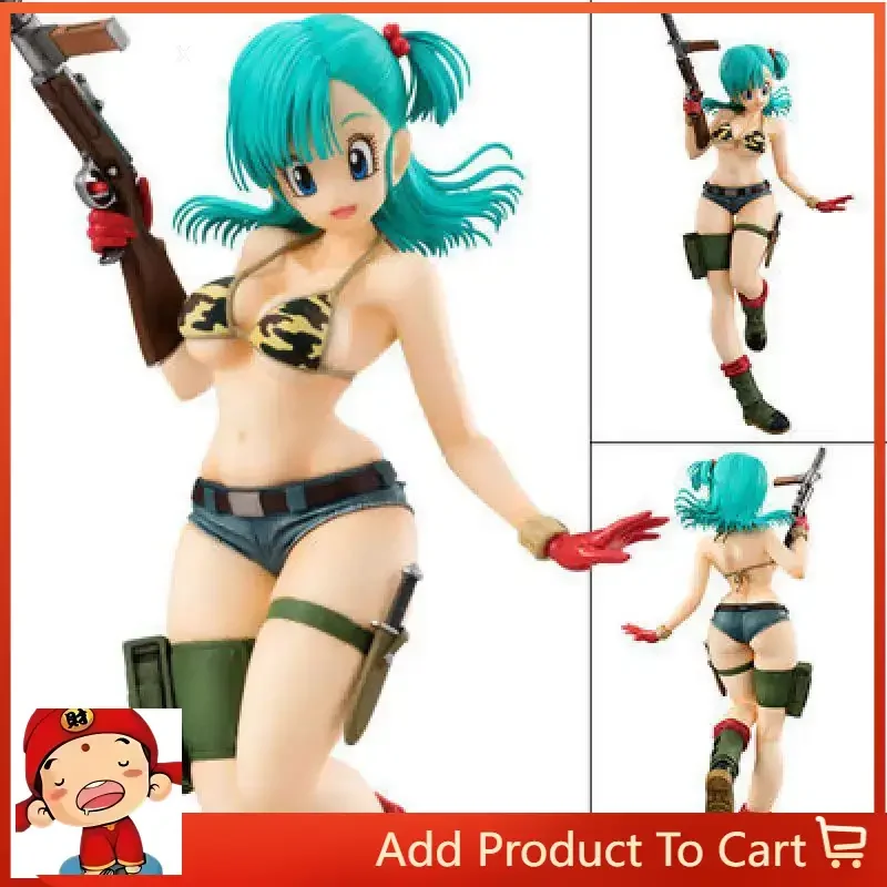 

Dragon Ball Z Figure 18CM in Stock Bulma Action Figure BANDAI Statue Collection Model Toys for Children Gifts Home Room Toys