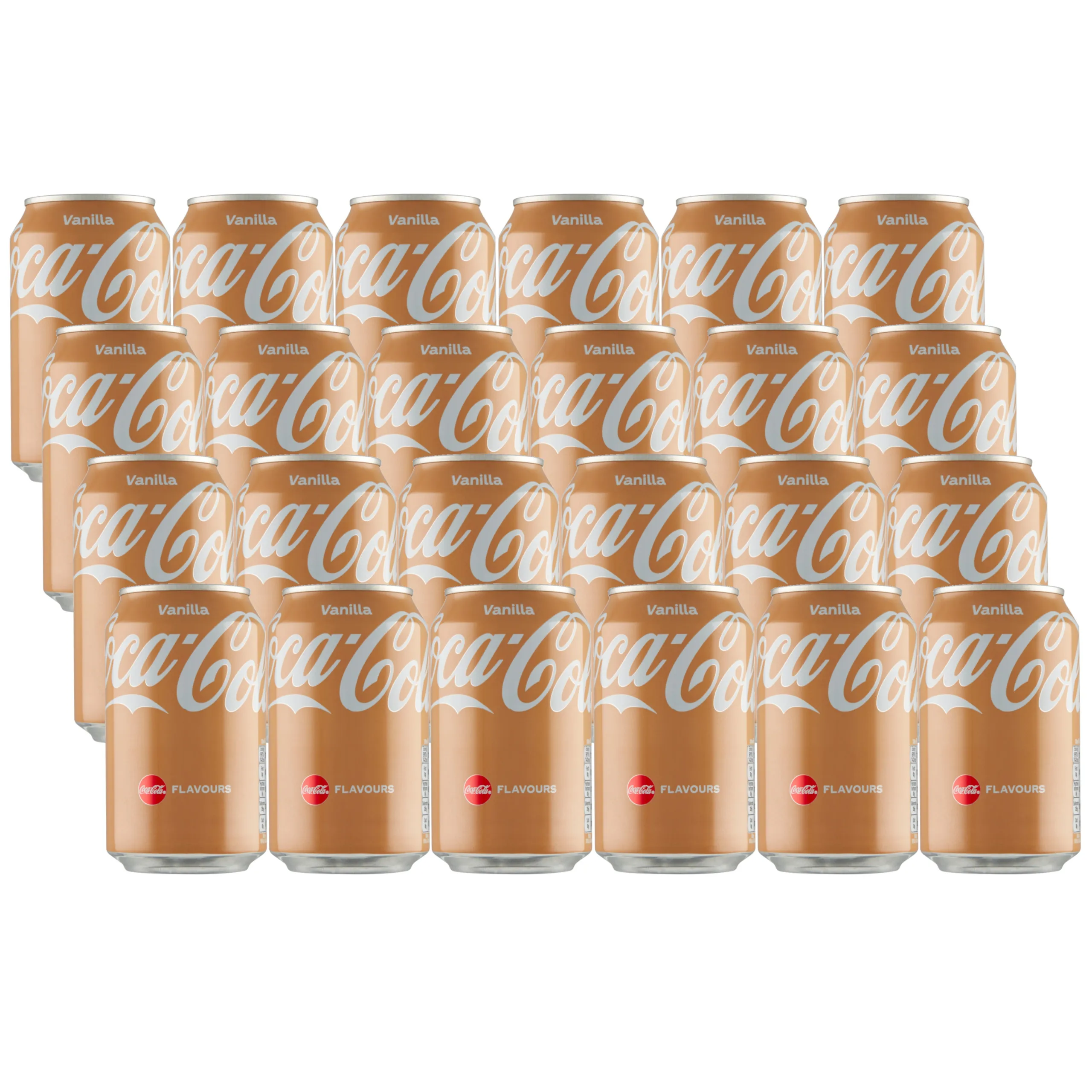 24x COCA-COLA Bebida carbonatada de vainilla 330ml
