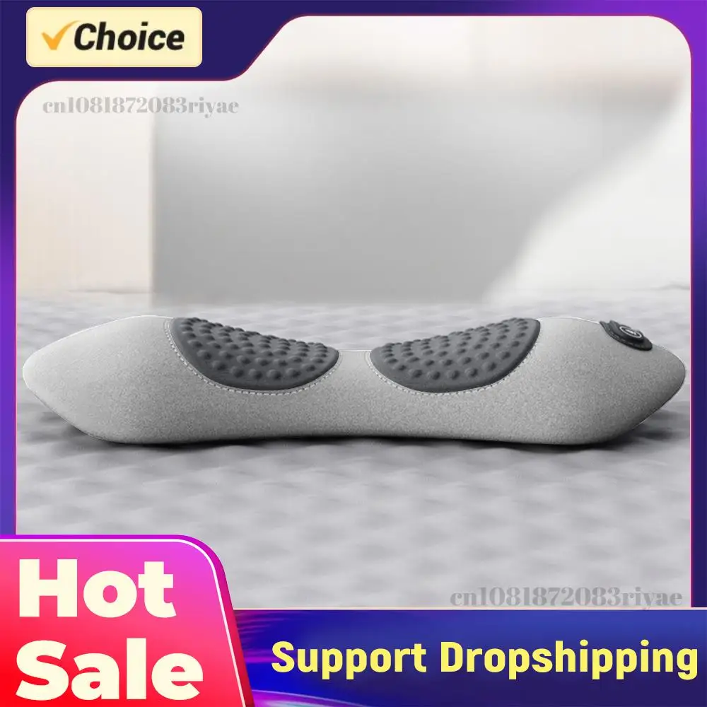 

Электрическая подушка-валик 3-в-1 для поясницы с регулируемой высотой, подогревом и функцией поддержки спины для кровати и кресла