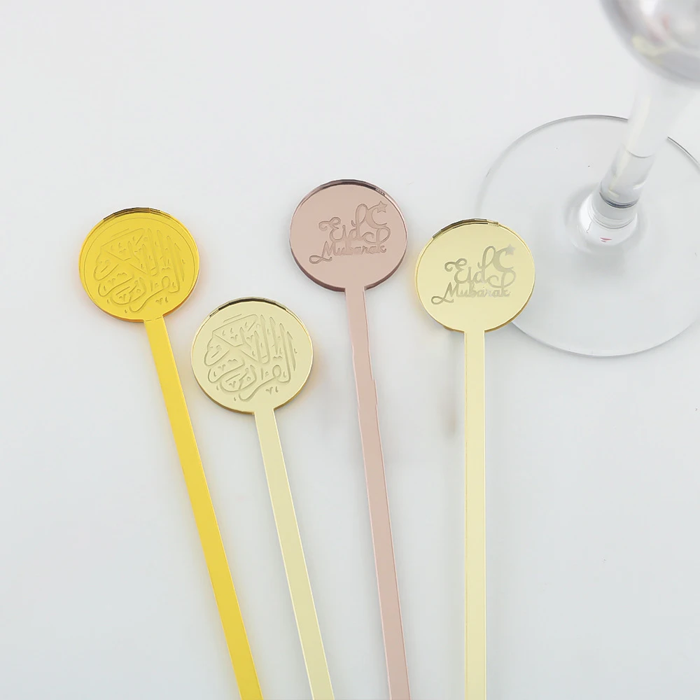 

Personalized Names Round Acrylic Mirror Drink Stirrers Engraved Custom Swizzle Cocktail Drink Sticks Wedding Babyshower Decors