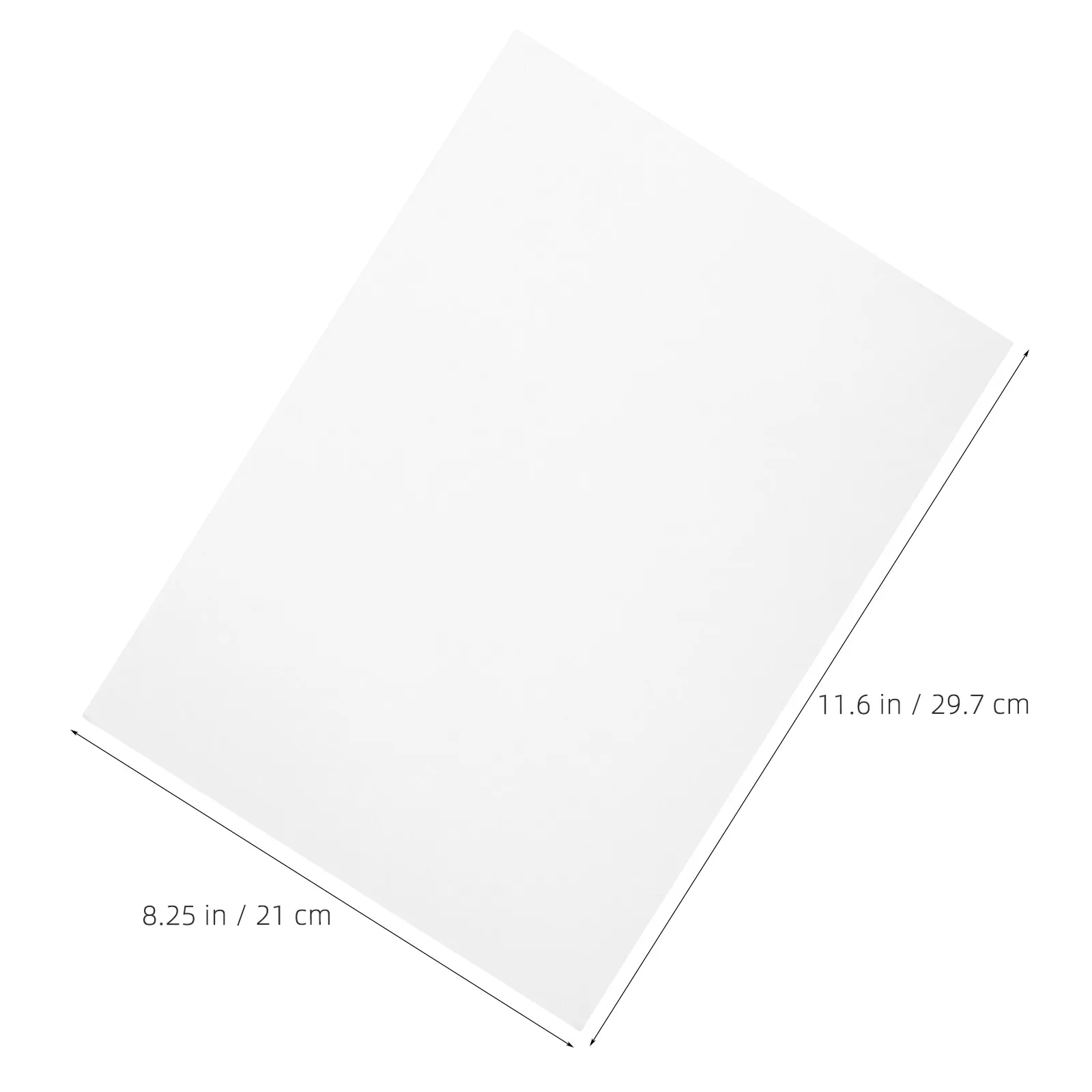 200Sheets White Card Stock Paper A4 Heavyweight Double Sided Smooth Finish Cardstock for Printing Scrapbook DIY Handcraft