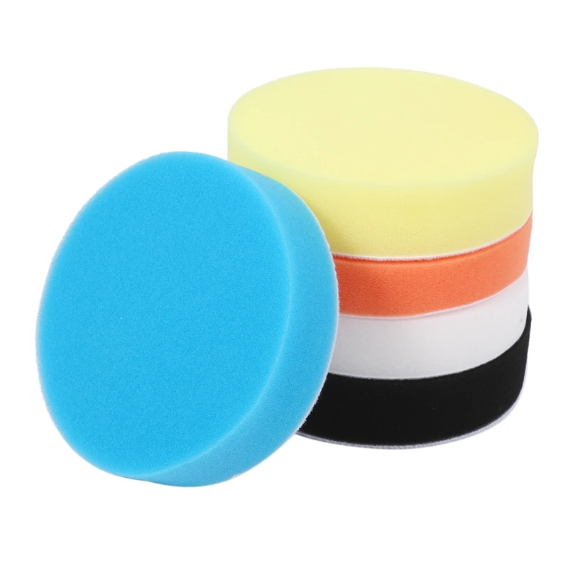 5 inch Car Sponge Polishing Buffing Waxing Pad Kit Tool 5Pcs Car Polishing Waxing Accessory