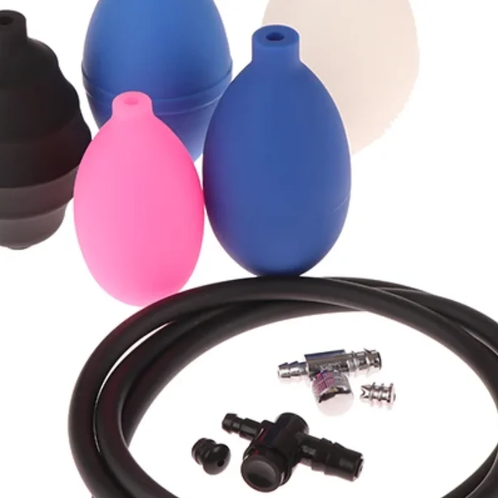 Bomba de ar com lâmpada infladora de pvc, para esfigmomanômetro, monitor de pressão arterial, portátil, acessório de cuidados de saúde, bola, válvulas de plástico/metal