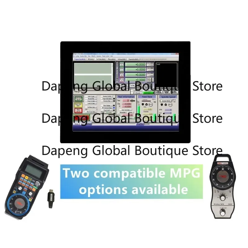 Complete Mach3 CN-C Controller System Kit 15 Inches Touch Screen All-in-one pc With Wireless mpg