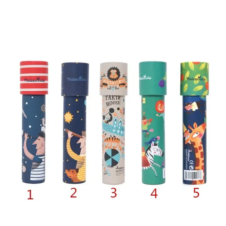 [Funny] 5 Choose Magical kaleidoscope Nostalgic classic parent-child Parent-child interactive toys scientific experiment toy