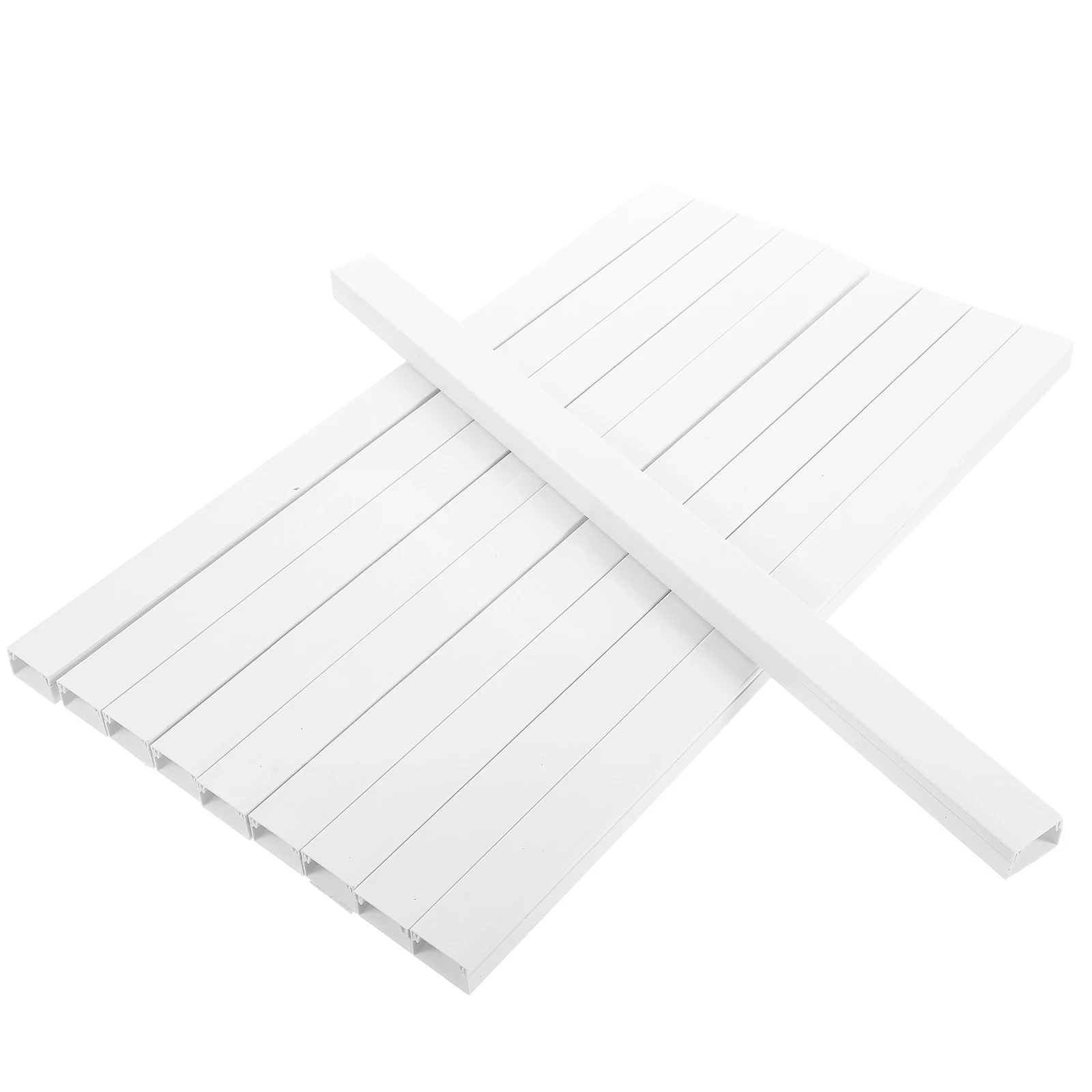 

40cm Wire Covers Kit 12x7mm Hider Wall Strips for Mount Wire Management Cord Concealer 8 Accessories
