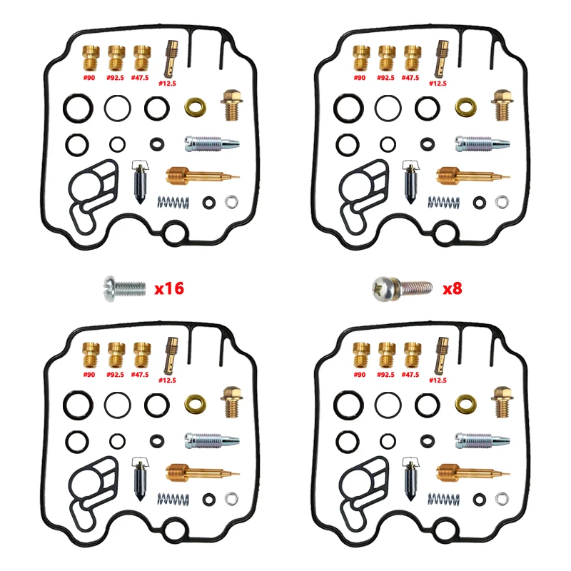 YM XJ400S DIVERSION 4BP1 4BP2 1992 1993 XJ400 S-TYPE Carburetor Repair Kit & Float Carb Parts