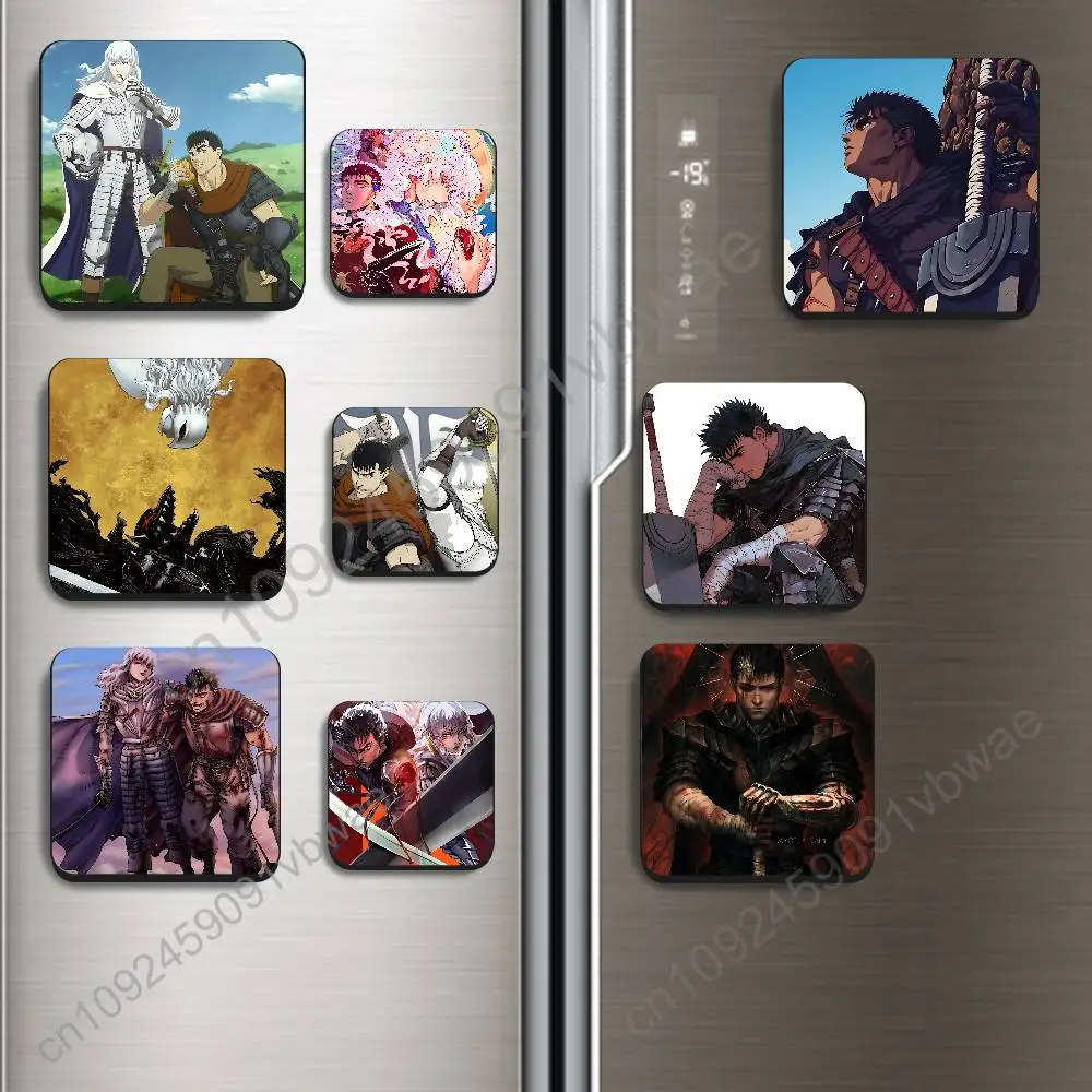 

cartoon Griffith Guts Berserk Best-Selling Strong Magnetic Fridge Magnets Adhesive to Metal Surfaces Leaves No Residue