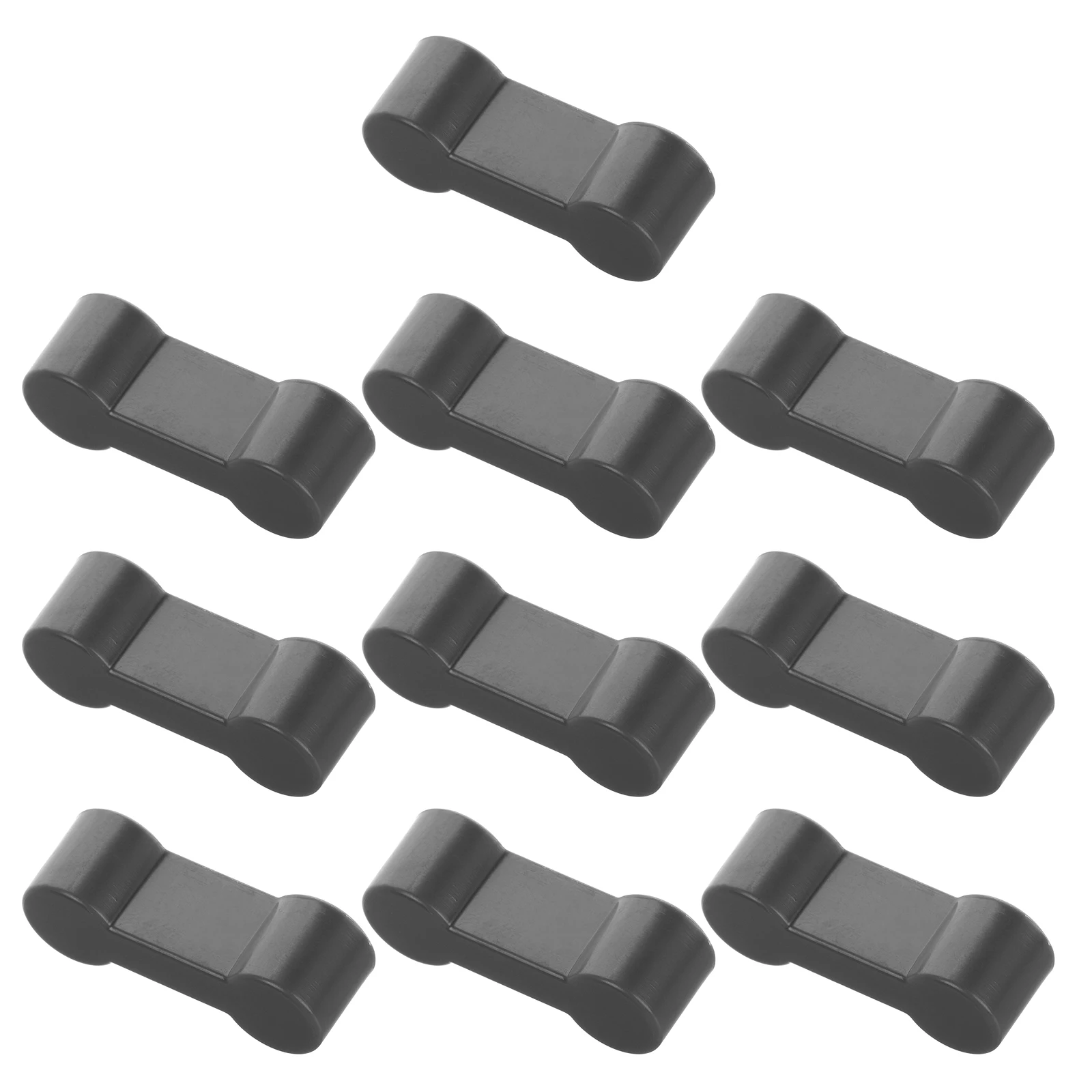 Accesorios de pista de 20 piezas, conectores de plástico compatibles con Mini tren ferroviario, hueso de perro gris oscuro, juguetes de Control remoto, pista de tren