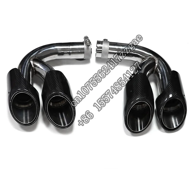 

SYPES Carbon Fiber Exhaust Tip For Cayenne 2019 2020 2021 2022 Exhaust Pipe Muffler Tip Nozzle Exhaust System Nozz