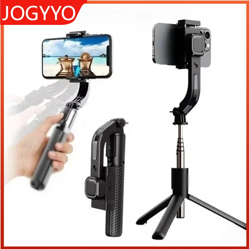 

Cellphone Gimbal Stabilizer for Smartphone Mobile 1-Axis Anti Shake Selfie Stick Handheld Video Tripod Phone Holder for iPhone