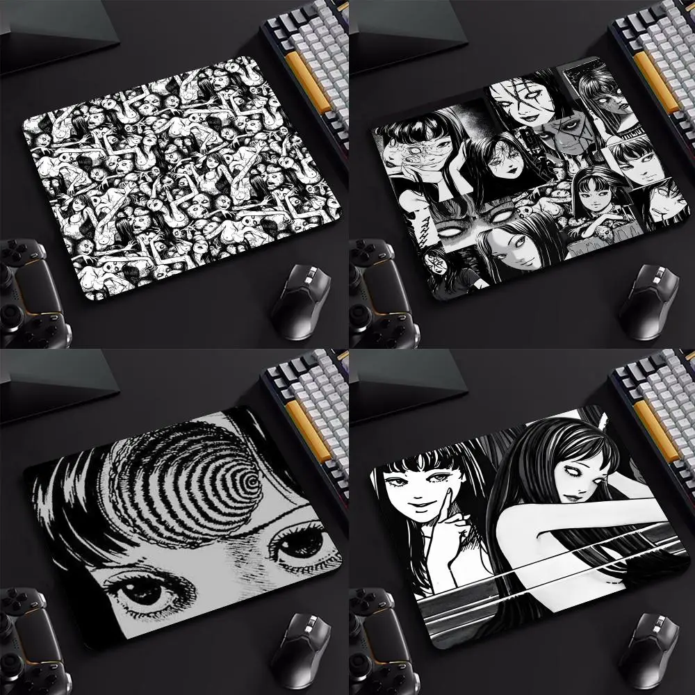 

Junji Ito Uzumaki Tomie KawakamiB Mouse Pad Cartoon rubber Small mouse pad desktop computer office keyboard e-sports ROGs game m