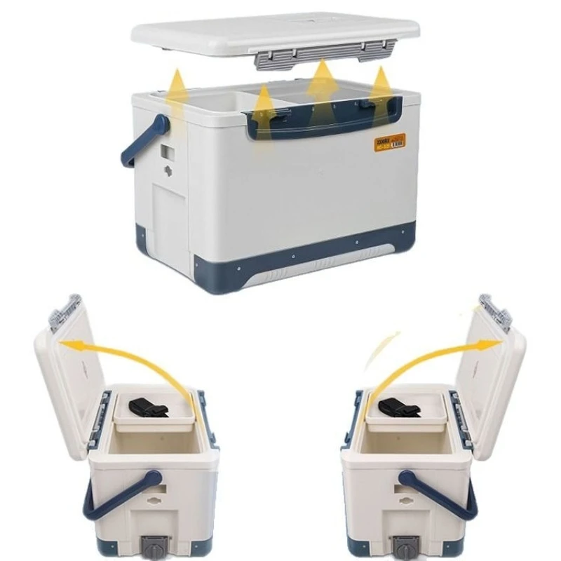 

Small fishing box multi-functional high-efficiency refrigeration and insulation 15 liters competitive table fishing box