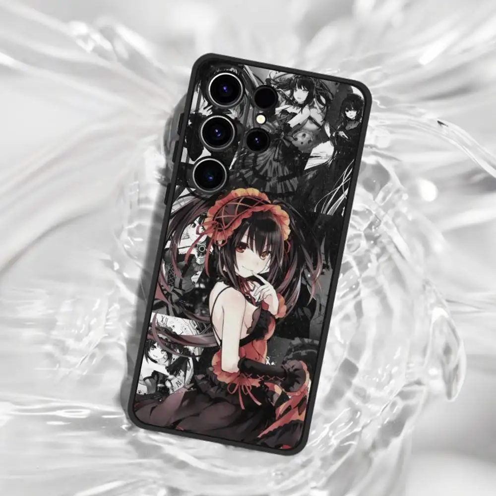 Чехол для телефона Date a live Tokisaki Kurumi для SamsungS25,24,21,22,23,30,Ultra,20,Plus,Fe,Lite,Note,10,мягкий черный чехол