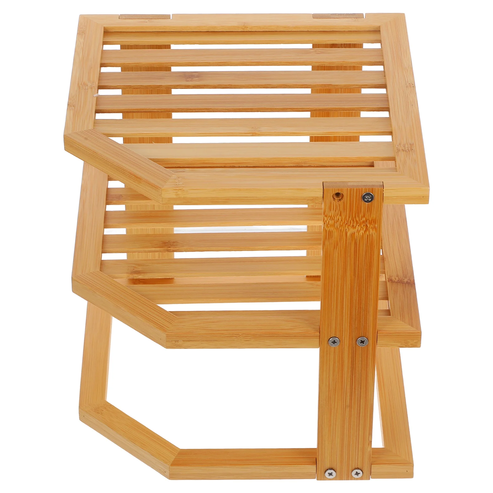 

Бамбуковая сушилка для небольших посуды, сушилка для тарелок, держатель для крышки, бежевый цвет, экономия места, кухонное решение для хранения, многофункциональное