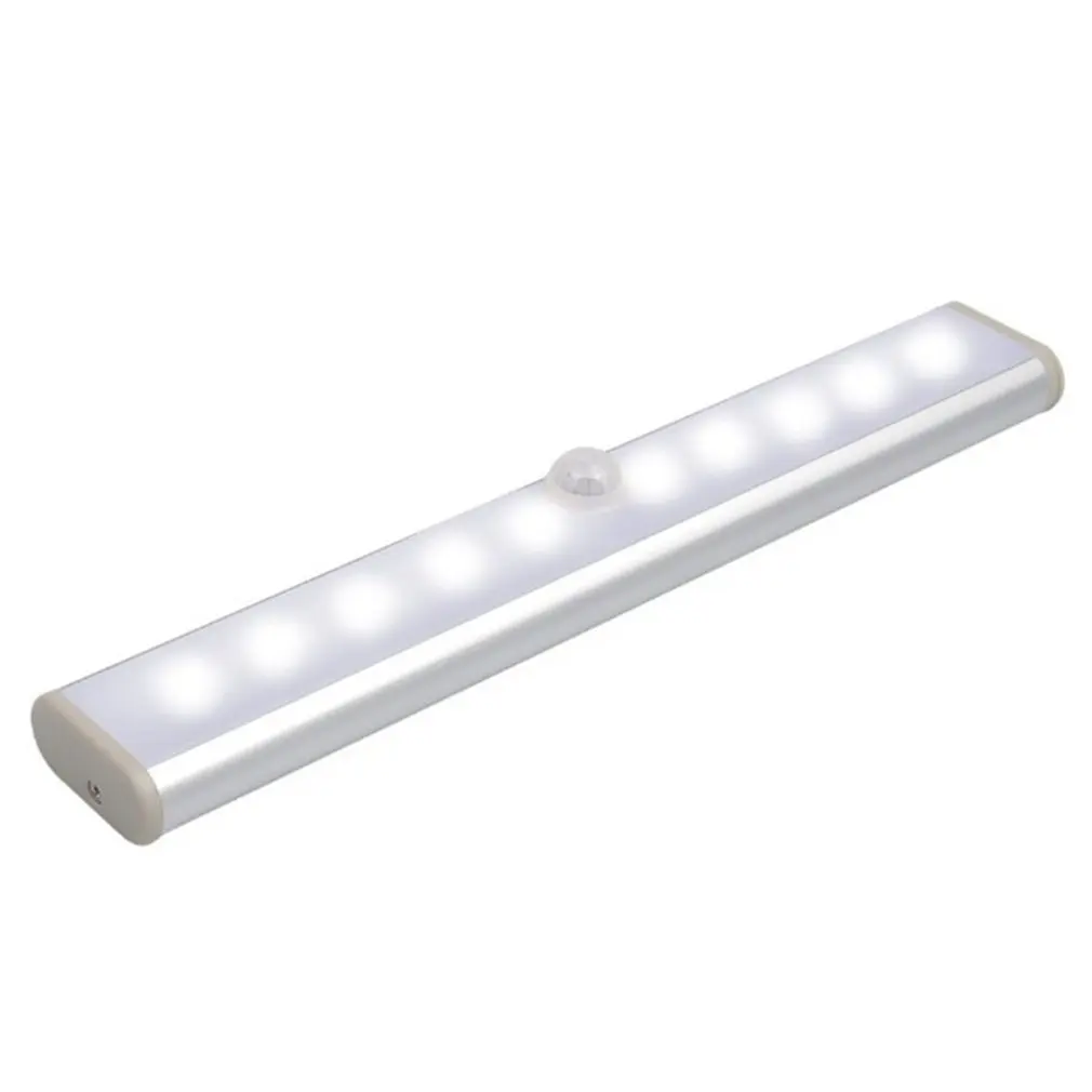 Lampada da notte per armadio con sensore di movimento a luce notturna a LED senza fili per la retroilluminazione della scala dell'armadio della luce del rilevatore della camera da letto della cucina