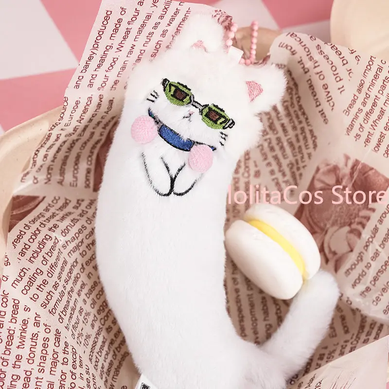 Genuine in Stock Saiki Kusuo Kawaii Cat Plush Doll Anime Stuffed Toy Keychain Bag Charm Pendant Cotton Figure Birthday Gift view 3