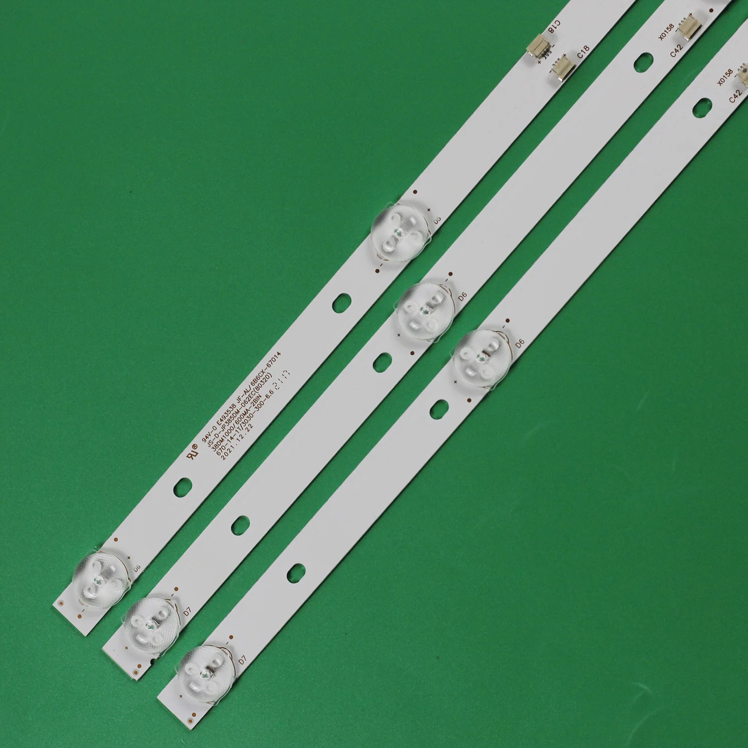 3pcs LED bar For IP-LE411061 JS-D-JP385DM-062EC JS-D-JP385DM-071EC 38DM1000 385DM1000/300MA-1BIN 38DM1000/600MA-2B1N 39BS7000