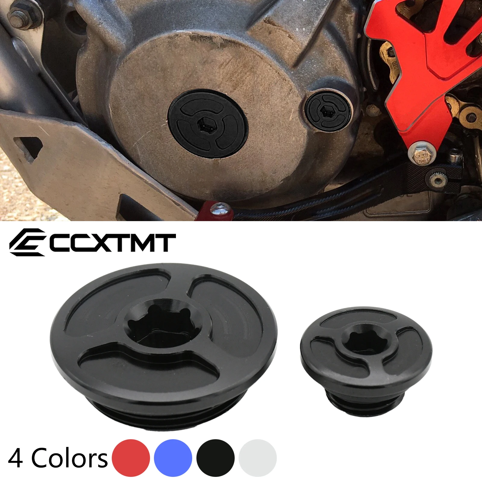 CNC Engine Timing Plugs Bolts Crankcase Cover For CRF250R CRF450R CRF 450X 150R CRF1000L For Honda XR650L XR 650L 1993-2022