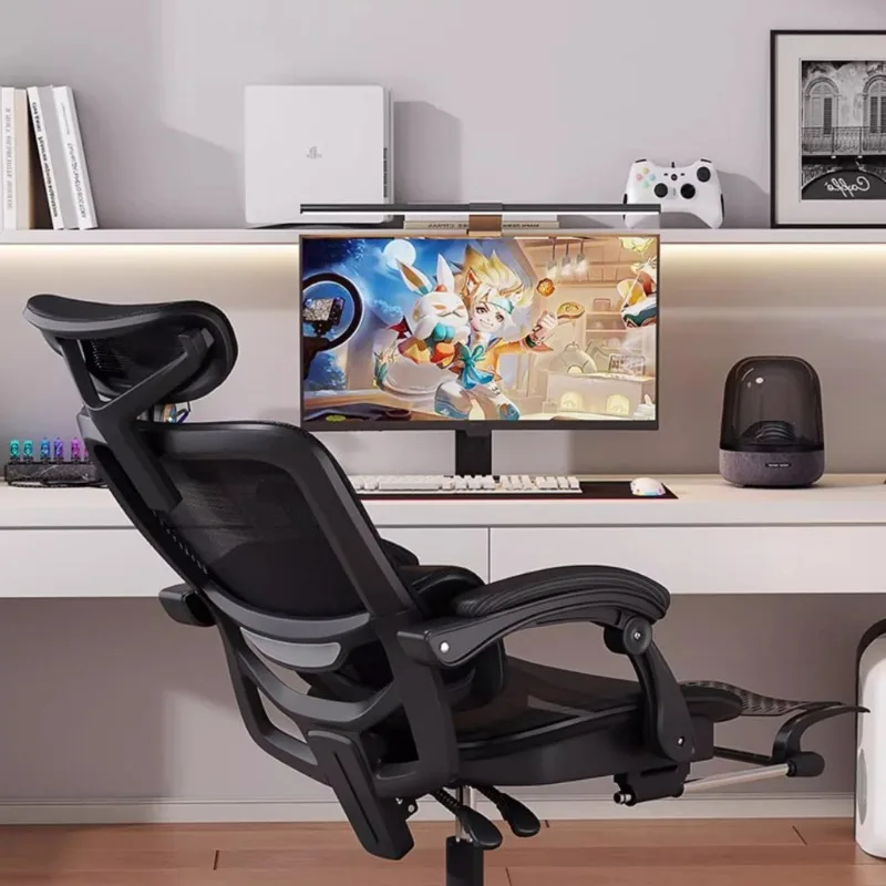 Ergonomic High Back Office Chair Gaming Adjustable Lumbar Headrest Breathable Mesh Reclining Computer Chair All Day Comfort