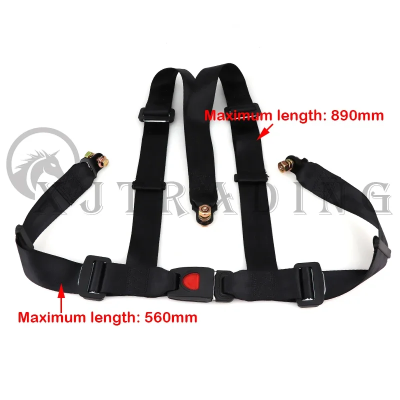 3 Studs Seat Belt Harness Fit simple seat belt For Safety Belt 150cc-250cc Go Kart Razor RZR ATV UTV Buggy Karting Quad Bike