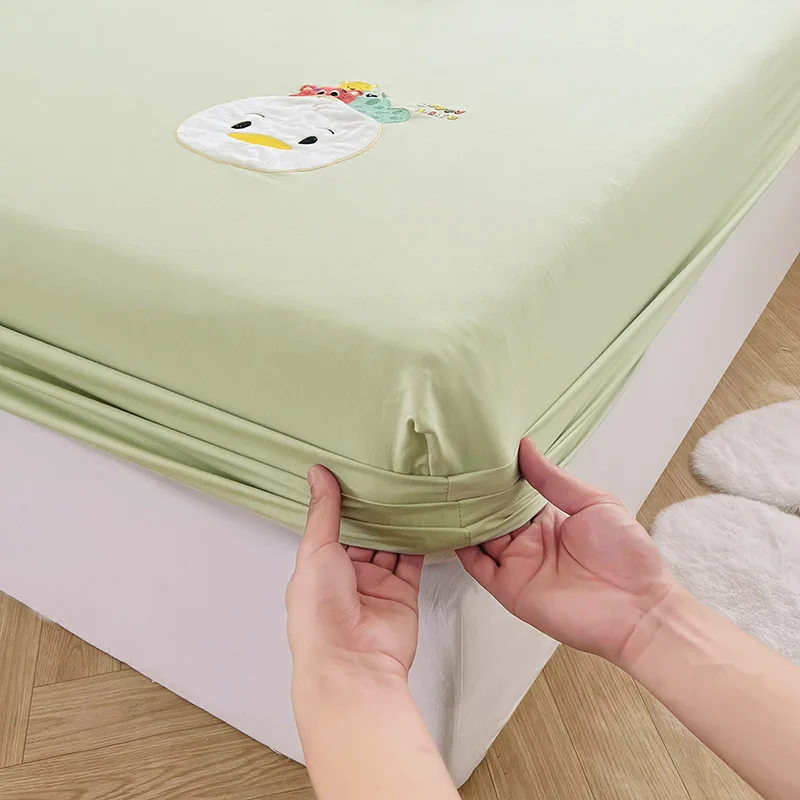 

Class A pure cotton mattress single piece cotton children's bedspread bed cushion protective cover bed sheet cover 2023 new